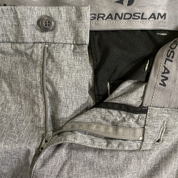 Grand Slam Men’s Heather Gray Performance Shorts Tag Size 32 *Actual Waist 33* - Picture 3 of 8